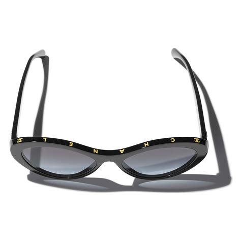 chanel oval sunglasses acetate|Oval Sunglasses .